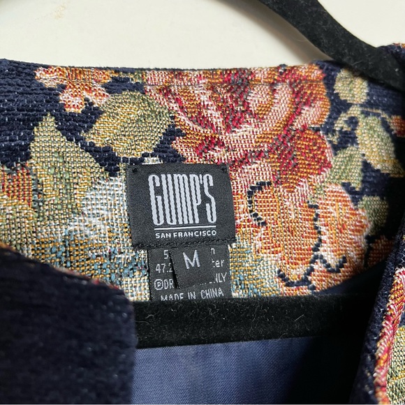 Gumps San Francisco Vintage Overcoat Floral - Picture 7 of 8